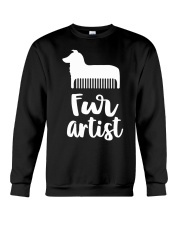 Fur Artist Funny Dog Groomer Crewneck Sweatshirt tile