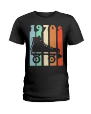 1970s Roller Skates Ladies T-Shirt tile