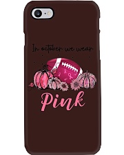 In October We Wear Pink Football Phone Case tile