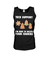 Christmas Tech Support Unisex Tank tile