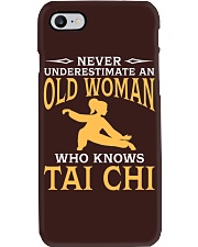 An Old Women Who Knows Tai Chi Phone Case tile