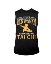 An Old Women Who Knows Tai Chi Sleeveless Tee tile
