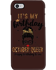 October Birthday Messy Bun Phone Case tile