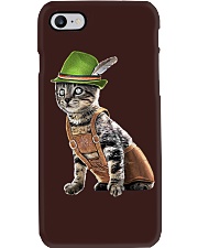 Oktoberfest Cat Bavarian Lederhosen Phone Case tile