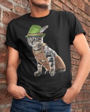 Oktoberfest Cat Bavarian Lederhosen Classic T-Shirt apparel-classic-tshirt-lifestyle-26