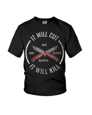 Fire Forged Knife Blacksmith Youth T-Shirt tile