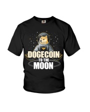 Dogecoin To the Moon Doge HODL Rocket Youth T-Shirt tile