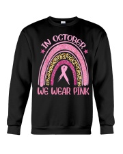 In October We Wear Pink Leopard Crewneck Sweatshirt tile