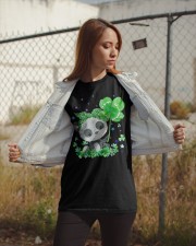 Clover Video Game ControllersPanda Holding Shamrock Stars Classic T-Shirt apparel-classic-tshirt-lifestyle-07
