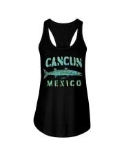 Cancun Mexico Great Barracuda Ladies Flowy Tank tile