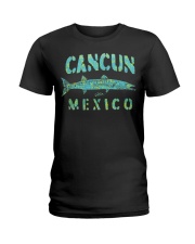 Cancun Mexico Great Barracuda Ladies T-Shirt tile