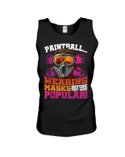Funny Paintballing Unisex Tank tile