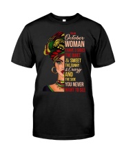 I'm A October Woman I Have 3 Sides Classic T-Shirt front