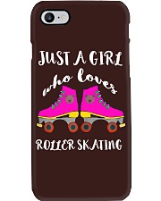 Just A Girl Who Loves Roller Skating Phone Case tile