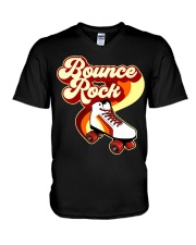 Roller Disco Bounce V-Neck T-Shirt tile