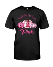 Breast Cancer Awareness Pumpkin Classic T-Shirt front