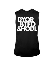 Bitcoin DYOR BTFD and HODL Sleeveless Tee tile