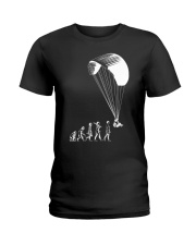 Paragliding Parachutes Soaring Ladies T-Shirt tile