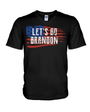 Let's Go Brandon V-Neck T-Shirt tile