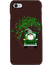 St. Patricks Day Shamrock Gnome Truck Phone Case tile