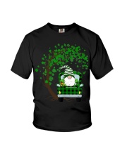 St. Patricks Day Shamrock Gnome Truck Youth T-Shirt tile