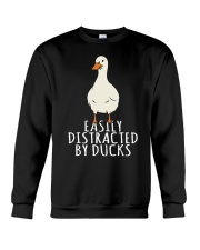 Easily Distracted By Ducks Crewneck Sweatshirt tile
