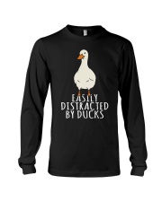 Easily Distracted By Ducks Long Sleeve Tee tile