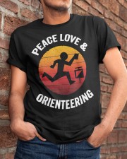 Peace Love and Orienteering Classic T-Shirt apparel-classic-tshirt-lifestyle-26