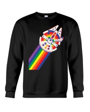 LGBT Rainbow Millennium Falcon Crewneck Sweatshirt tile