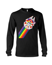 LGBT Rainbow Millennium Falcon Long Sleeve Tee tile