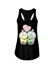 Bubble Tea Cute Ladies Flowy Tank tile