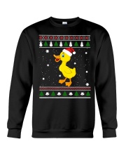Duck Santa Ugly Christmas Crewneck Sweatshirt tile