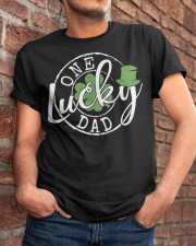 One Lucky Dad - St Patrick's Day Classic T-Shirt apparel-classic-tshirt-lifestyle-26