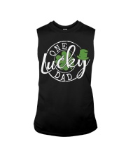 One Lucky Dad - St Patrick's Day Sleeveless Tee tile