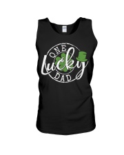 One Lucky Dad - St Patrick's Day Unisex Tank tile