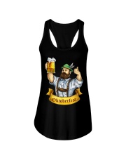 German with Lederhosen and Bier Ladies Flowy Tank tile