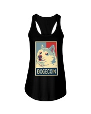 Dogecoin Coin Doge Ladies Flowy Tank tile