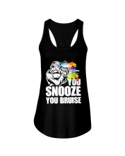 You Snooze You Bruise Ladies Flowy Tank tile