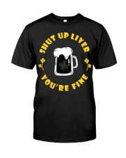 Dark Beer Drinking Saint Patricks Classic T-Shirt front