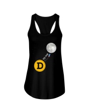 Dogecoin to the Moon Ladies Flowy Tank tile
