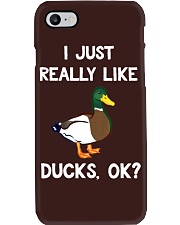 Just Really Like Ducks OK Phone Case tile