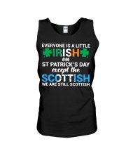 Everyone is Irish Except Scottish Unisex Tank tile