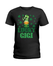 Lucky Gigi Grandmother St Patrick's Day Ladies T-Shirt tile
