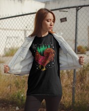 Christmas Rooster Classic T-Shirt apparel-classic-tshirt-lifestyle-07