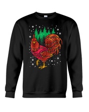 Christmas Rooster Crewneck Sweatshirt tile