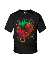 Christmas Rooster Youth T-Shirt tile