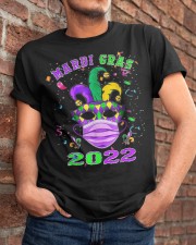 Mask and Face Mask-Funny Mardi Gras 2022 Classic T-Shirt apparel-classic-tshirt-lifestyle-26