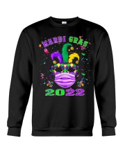 Mask and Face Mask-Funny Mardi Gras 2022 Crewneck Sweatshirt tile