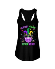 Mask and Face Mask-Funny Mardi Gras 2022 Ladies Flowy Tank tile