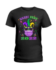 Mask and Face Mask-Funny Mardi Gras 2022 Ladies T-Shirt tile